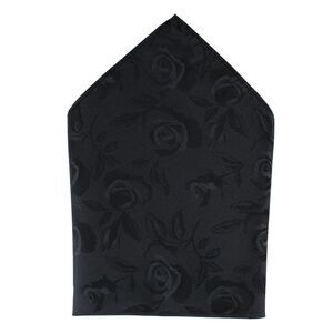 Ascentix Rose Print Tone on Tone Pocket Square